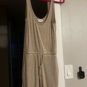 Lovers + Friends Taupe Sleeveless romper
